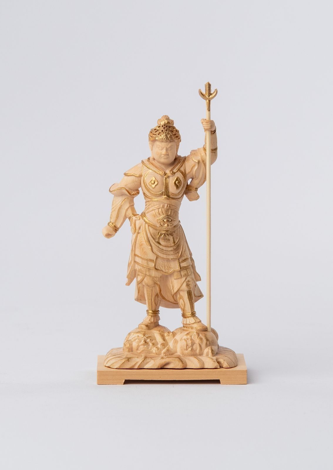 Amazon｜仏像 木彫り 金剛力士像 二体一対 天然 崖柏木 仁王像