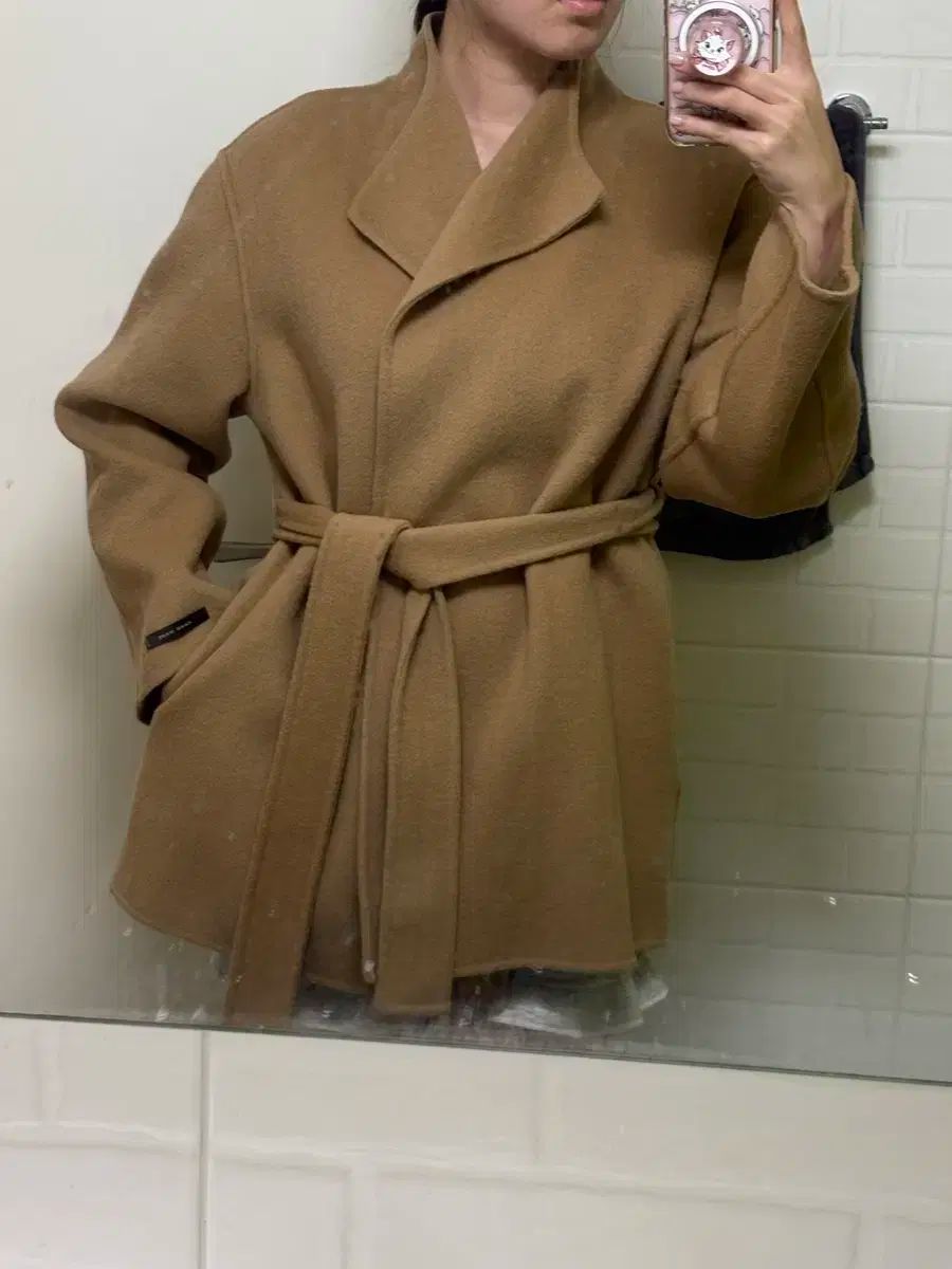 ソングレーベル ハンドメイドコート キャメル