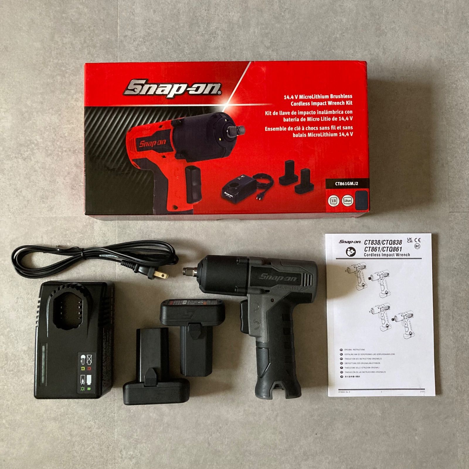 Snap-on スナップオン 14.4V マイクロリチウム コードレスインパクト 