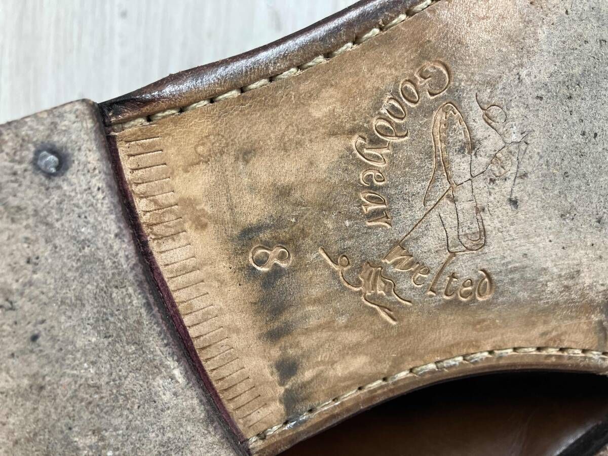  Jalan Sriwijaya コインローファー BRW ロ-ファ- サイズ8 ローファー ブーツ 革靴