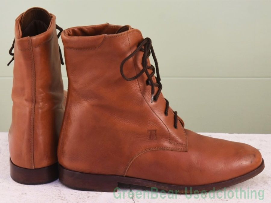 Y062◆イタリア製 TOD S メンズブーツ 茶 メンズ 28cm