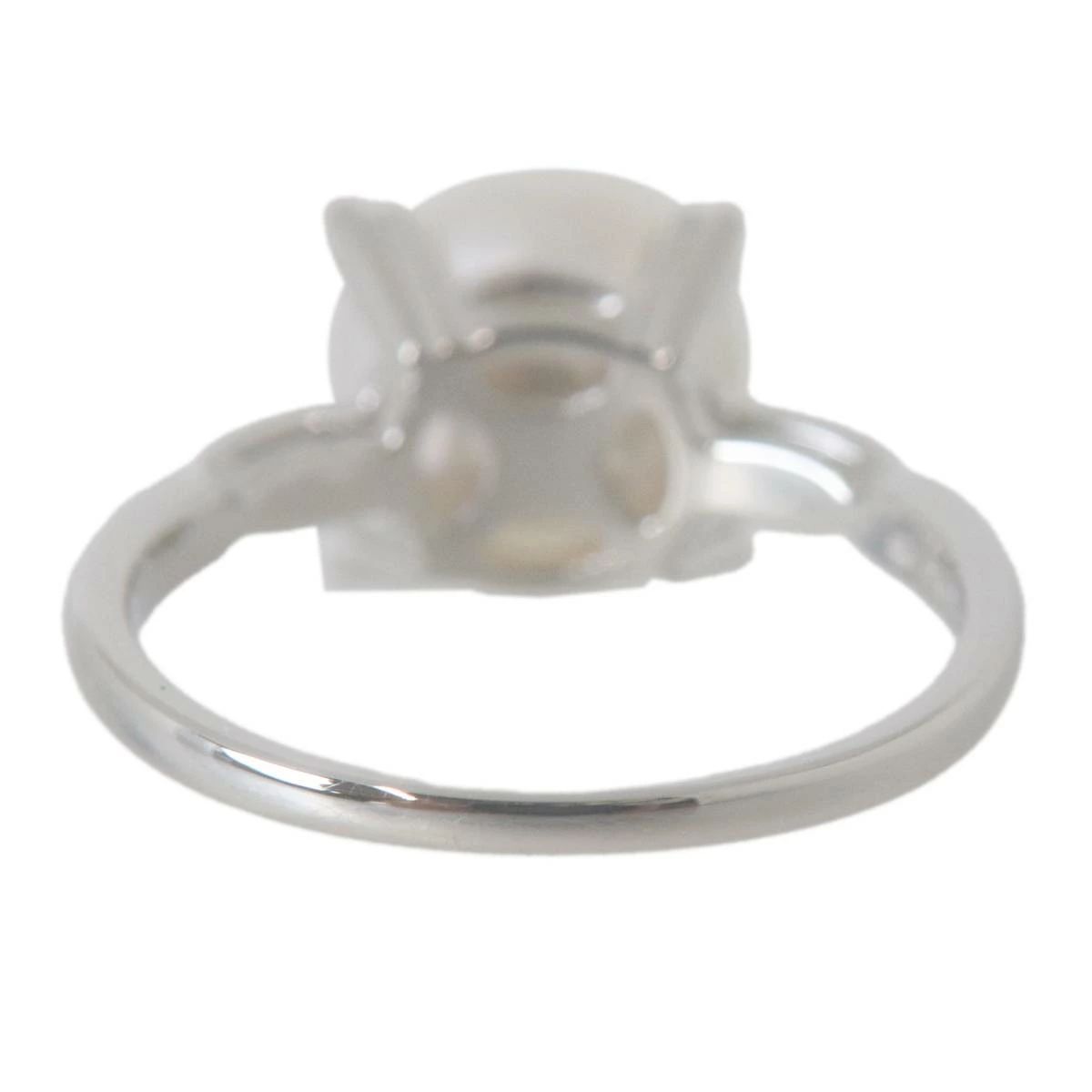 ミキモト　パール　真珠　リング　指輪　ダイヤ　プラチナ MIKIMOTO/ミキモト パール 8.7mm リング 指輪 真珠 プラチナ Pt950 11