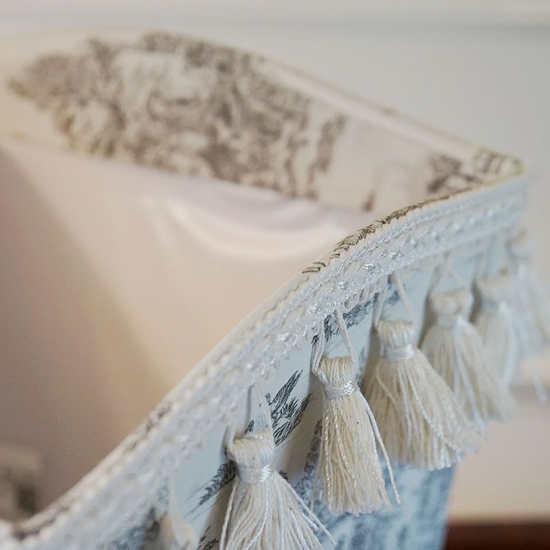 ジェニファーテイラー ダストボックス トワルドジュイ柄 Toile de Jouy
