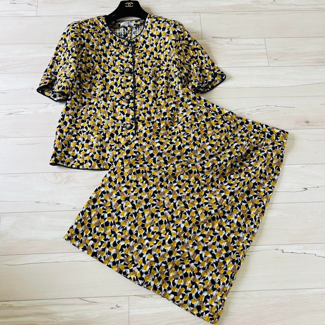 大きいサイズ レリアン 15号＋ 花柄セットアップ ノー スカート