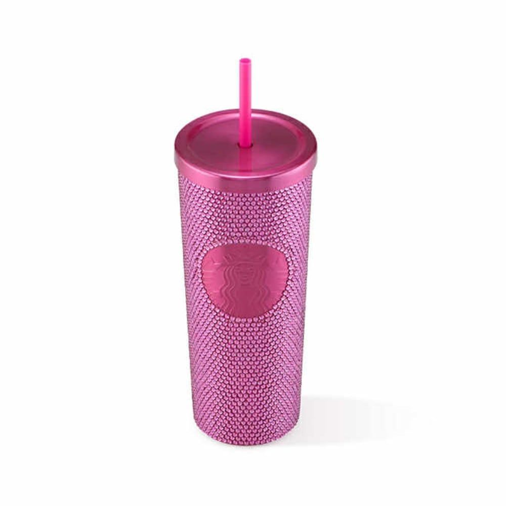 Starbucks スターバックス ピンクラインストーン カップタンブラー 760ml
