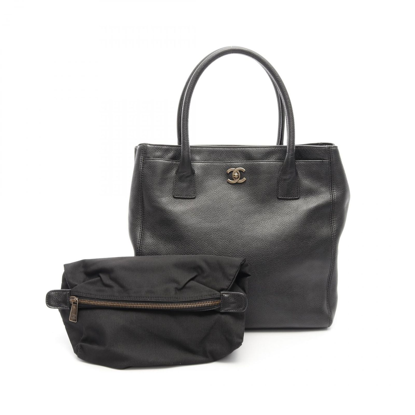 シャネル CHANEL トートバッグ エグゼクティブトート A15201 ブラック レザー エグゼクティブ トートバッグ レディース Used B