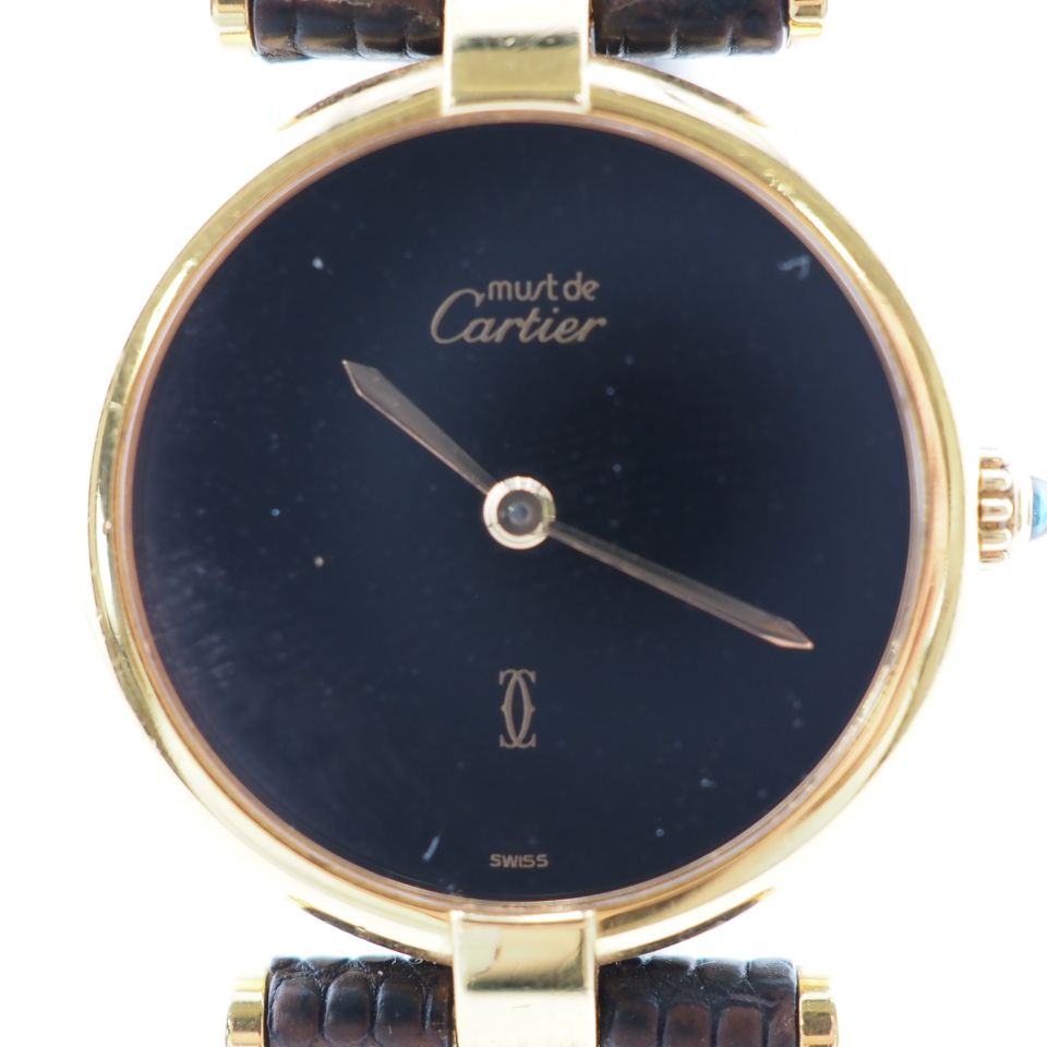 カルティエ CARTIER 腕時計 クォーツ マストヴァンドーム 925 - BRANJE ...