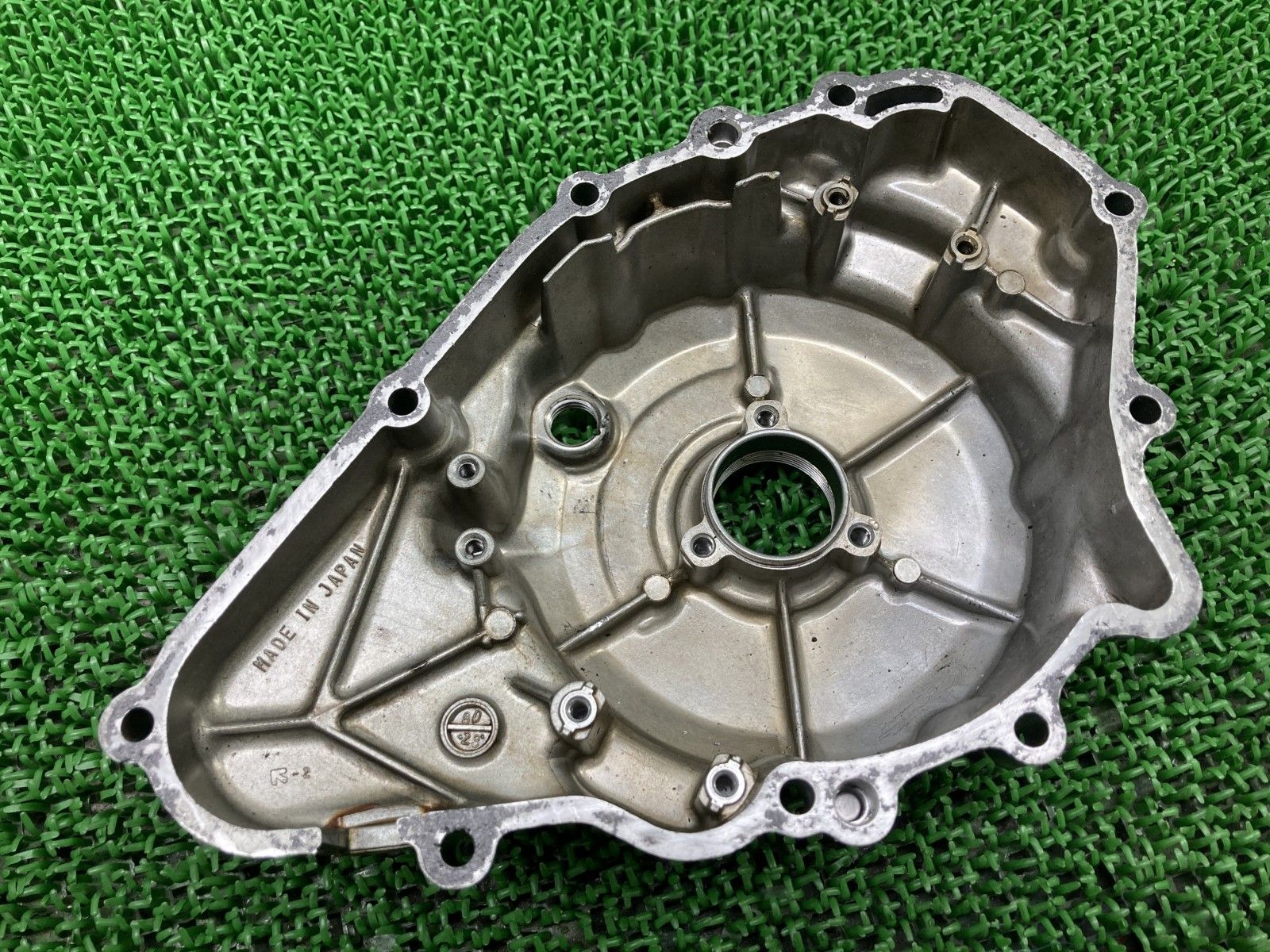 キャップ　新品未使用 楽天市場】アルミCNCミッションオイルキャップ青ライブディオZX