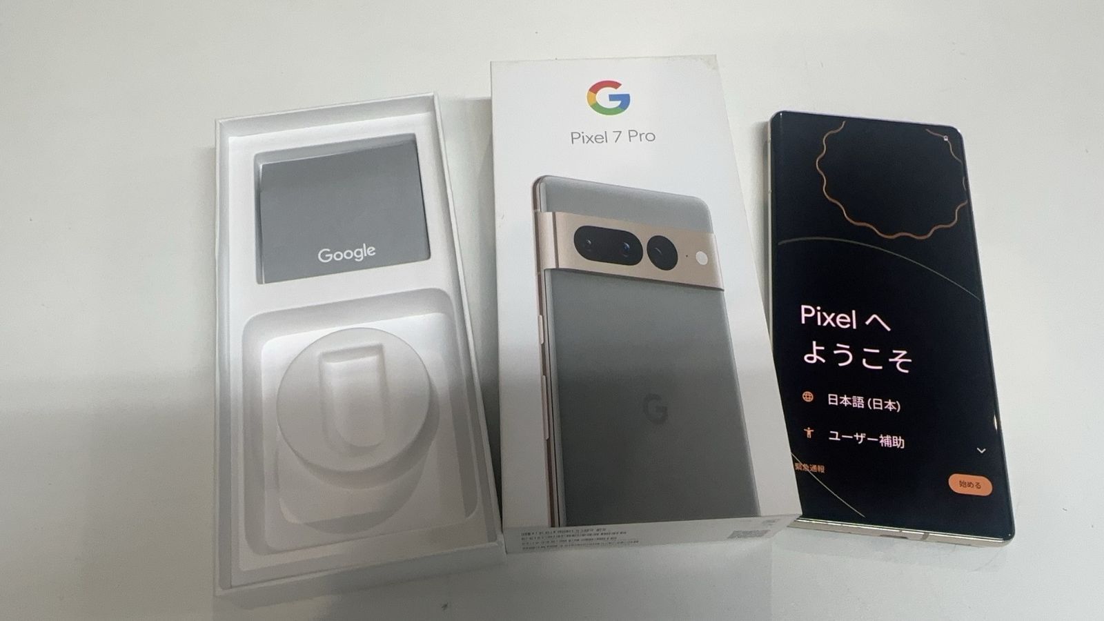 まる中古  Google pixel 7pro 128GB Hazelsimフリー