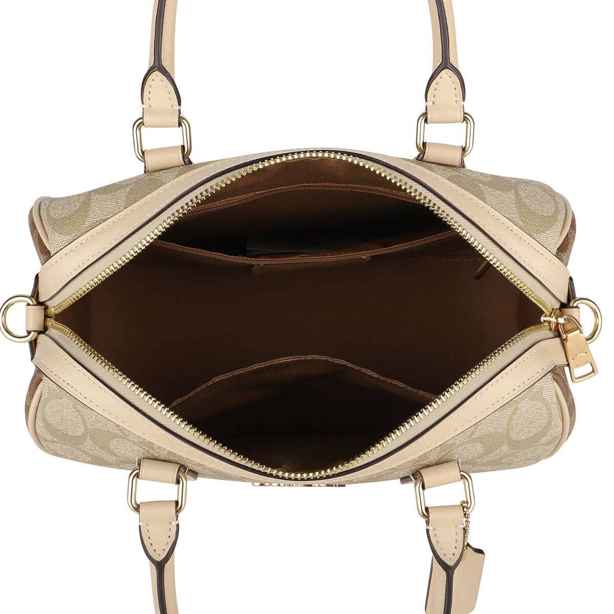 新品 コーチ COACH ハンドバッグ ローアン サッチェル ライトカーキ  