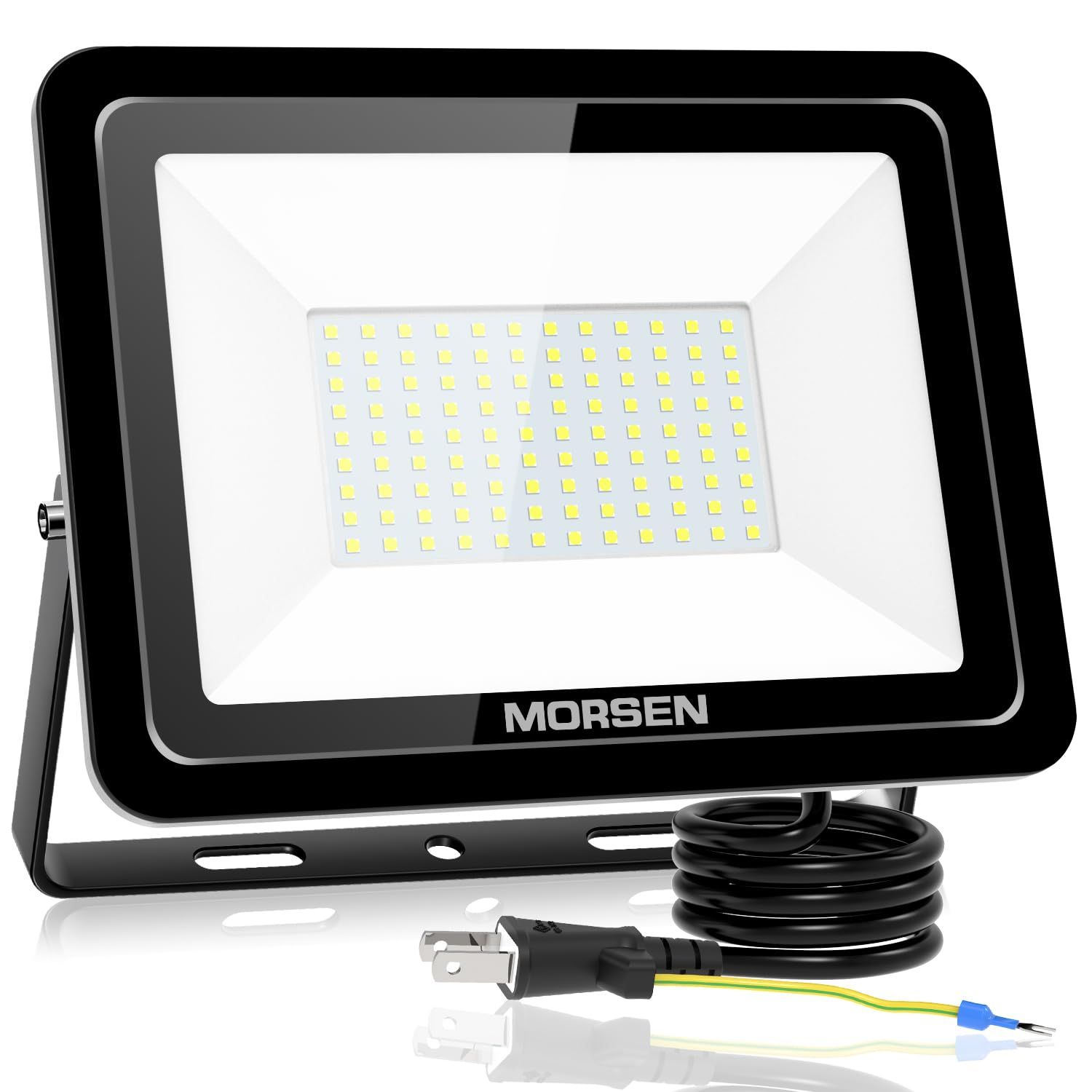 早い者勝ち 特価商品】【スリム&タフ設計】MORSEN led投光器 100W 1セット ライト・ランタン