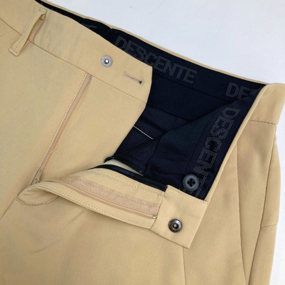 サイズ：M DESCENTE GOLF デサントゴルフ  裏起毛 ストレッチ ロングパンツ  ベージュ系 [240101434583] ゴルフウェア メンズ ストスト サイズ：M DESCENTE GOLF デサントゴルフ 裏起毛 ストレッチ