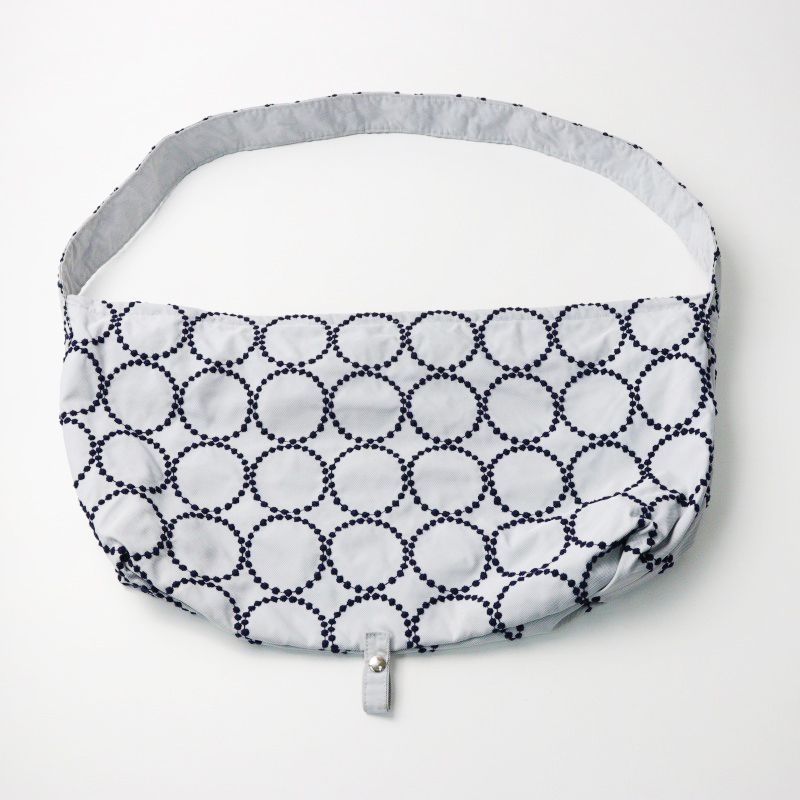 ミナペルホネン/tambourine タンバリンネイビー×白/ボディーバッグ本革 ミナペルホネン/tambourine タンバリンネイビー×白/ボディー