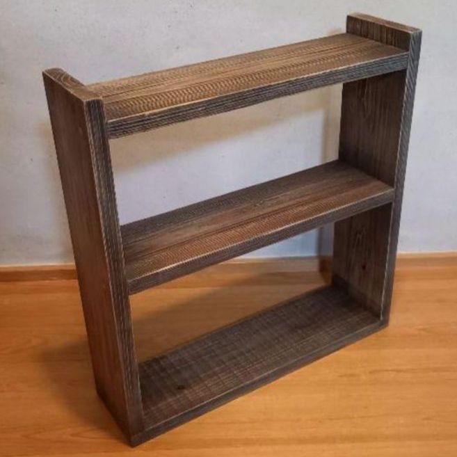 ラック　飾り棚 一点物 杉古材リメイク マルシェラック ディスプレイ台 上下2WAY仕様棚