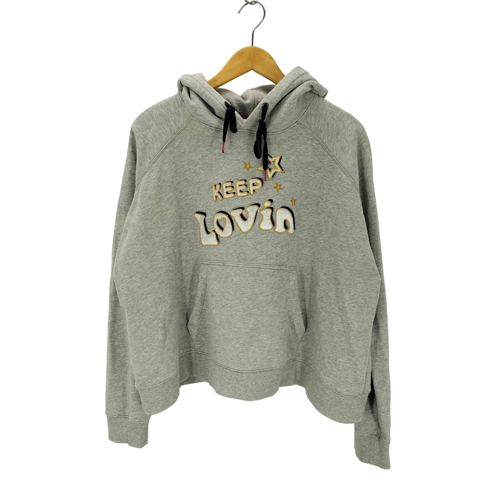 トミーヒルフィガー TOMMY HILFIGER ロゴ刺繍パーカー レディース JPN 