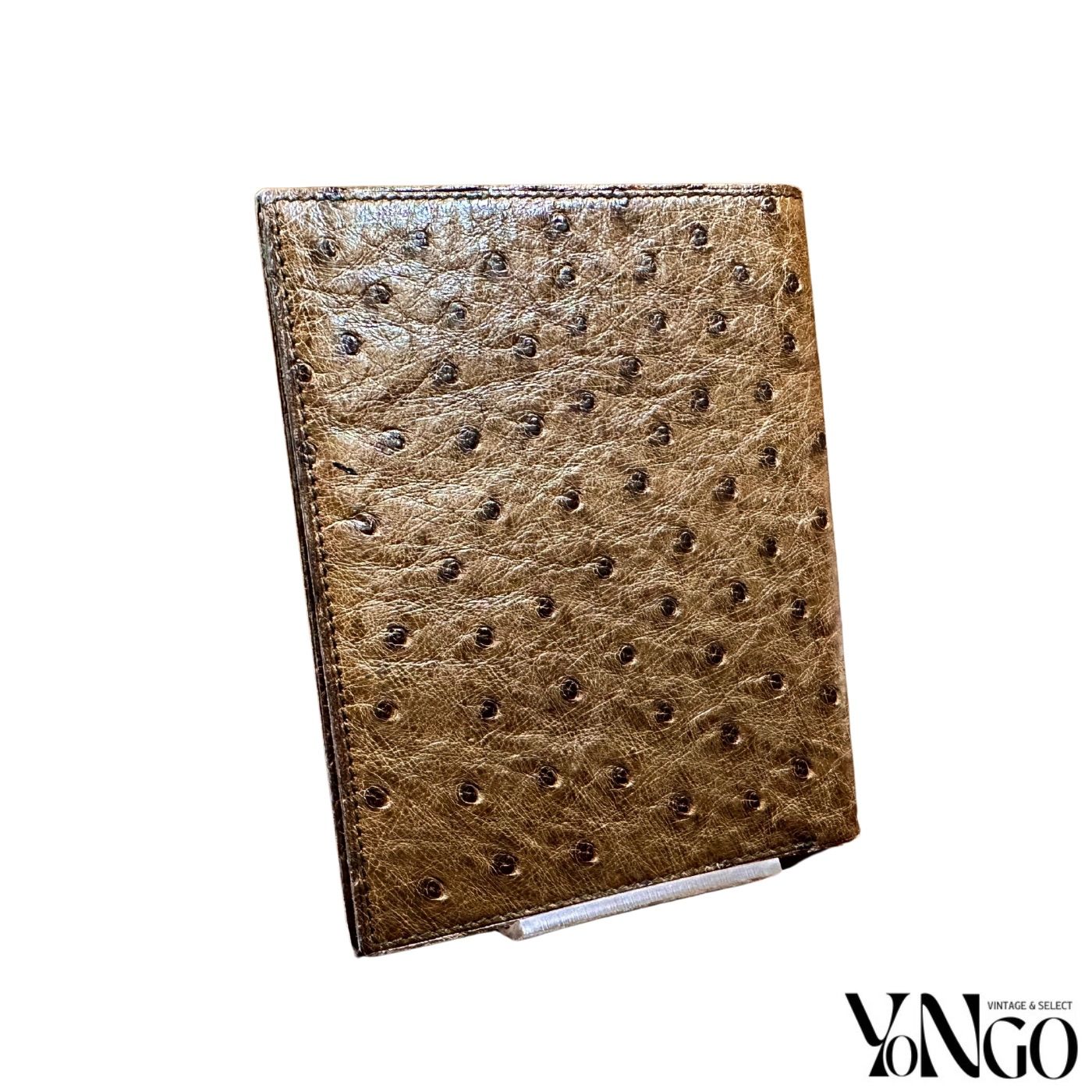 CELINE セリーヌ カードケース 札入れ 財布 二つ折り オーストリッチ