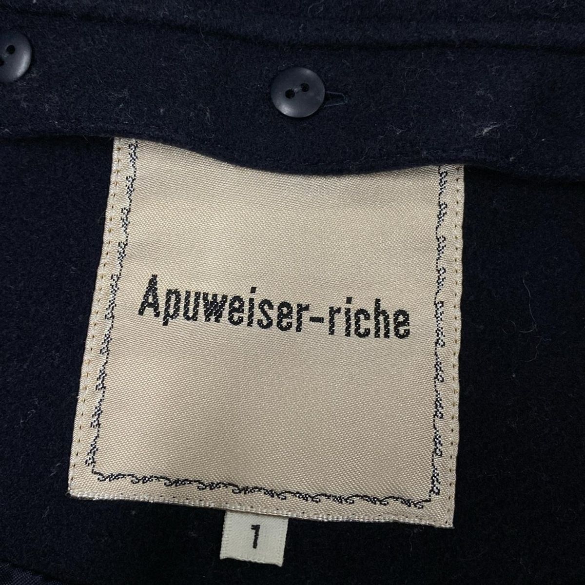 Apuweiser-riche アプワイザーリッシェ コート サイズ1 S Apuweiser-riche アプワイザーリッシェ コート サイズ1 S - メルカリ