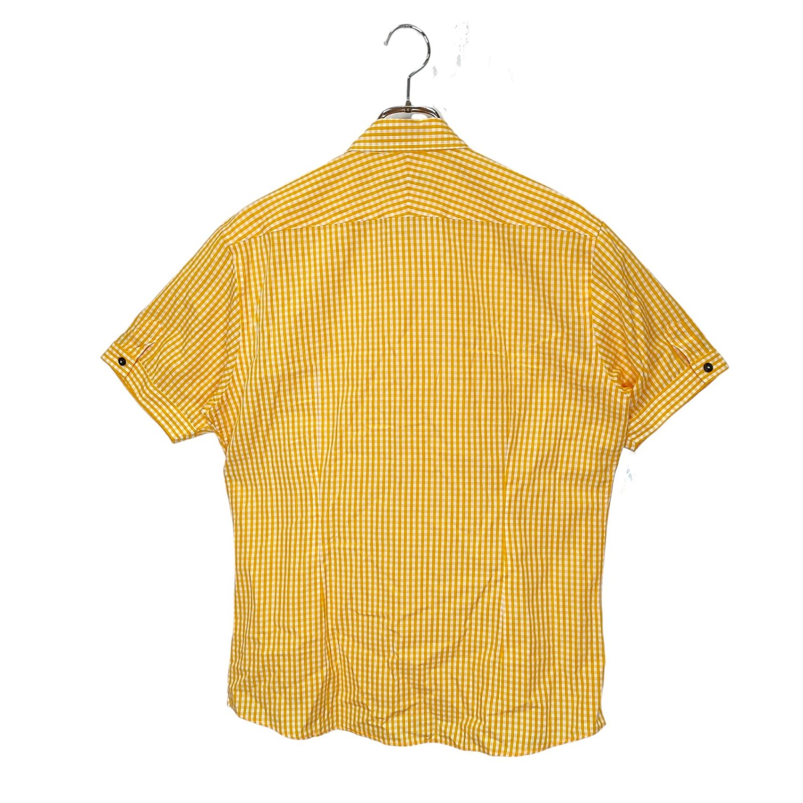 バーバリーブラックレーベル　半袖チェックシャツ　593 バーバリー ブラックレーベルBURBERRY BLACK LABEL ギンガムチェック