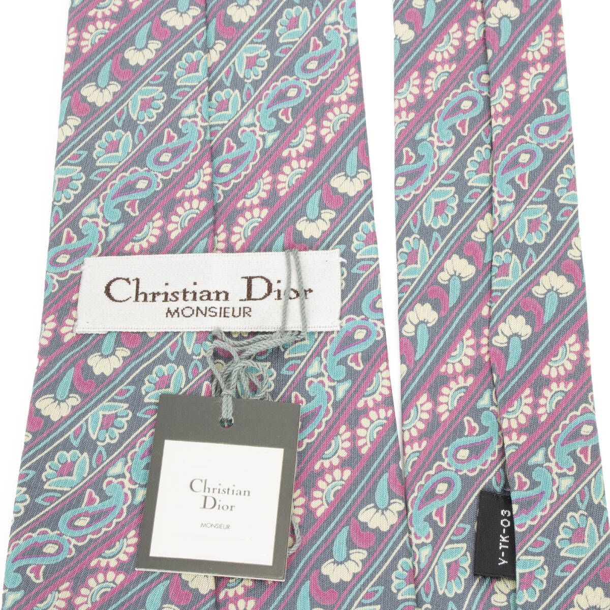 Christian Dior ディオール ネクタイ 未使用品 メンズ パターン