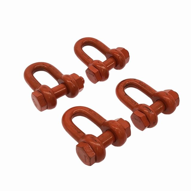 4点セット TAIYO 大洋 シャックル15ton WLL15T×4 荷吊り 荷上げ 建設機械 建築 運搬