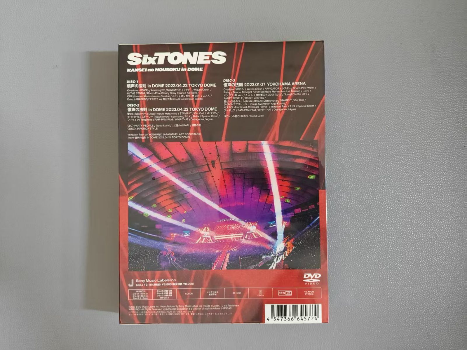 SixTONES ライブDVD 慣性の法則 初回盤 - メルカリ