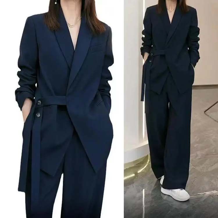 スーツ ママスーツ ビジネススーツ カジュアルスーツ フォーマルスーツ レディース 体型カバー セレモニースーツ セットアップ 2点セット 春秋 事務服 ジャケット OL パンツスーツ 就 cjfj142639