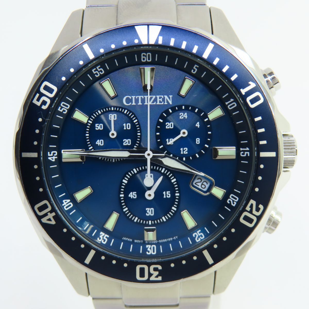 CITIZEN シチズン コレクション オキシー エコ ドライブ クロノグラフ VO10-6772F H500-S064597 ソーラー 腕時計