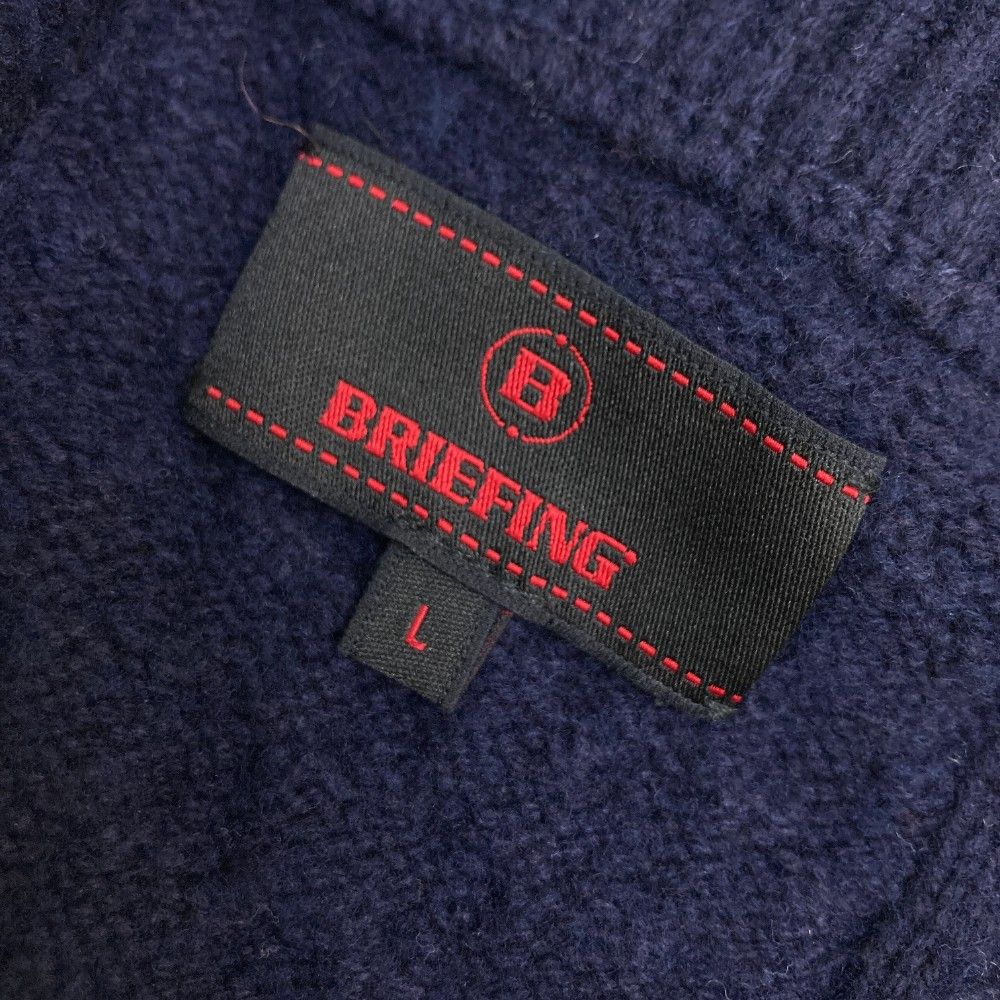 サイズ:L BRIEFING GOLF ブリーフィング ニット切替 中綿 サイズ:L BRIEFING GOLF ブリーフィング ニット切替 中綿
