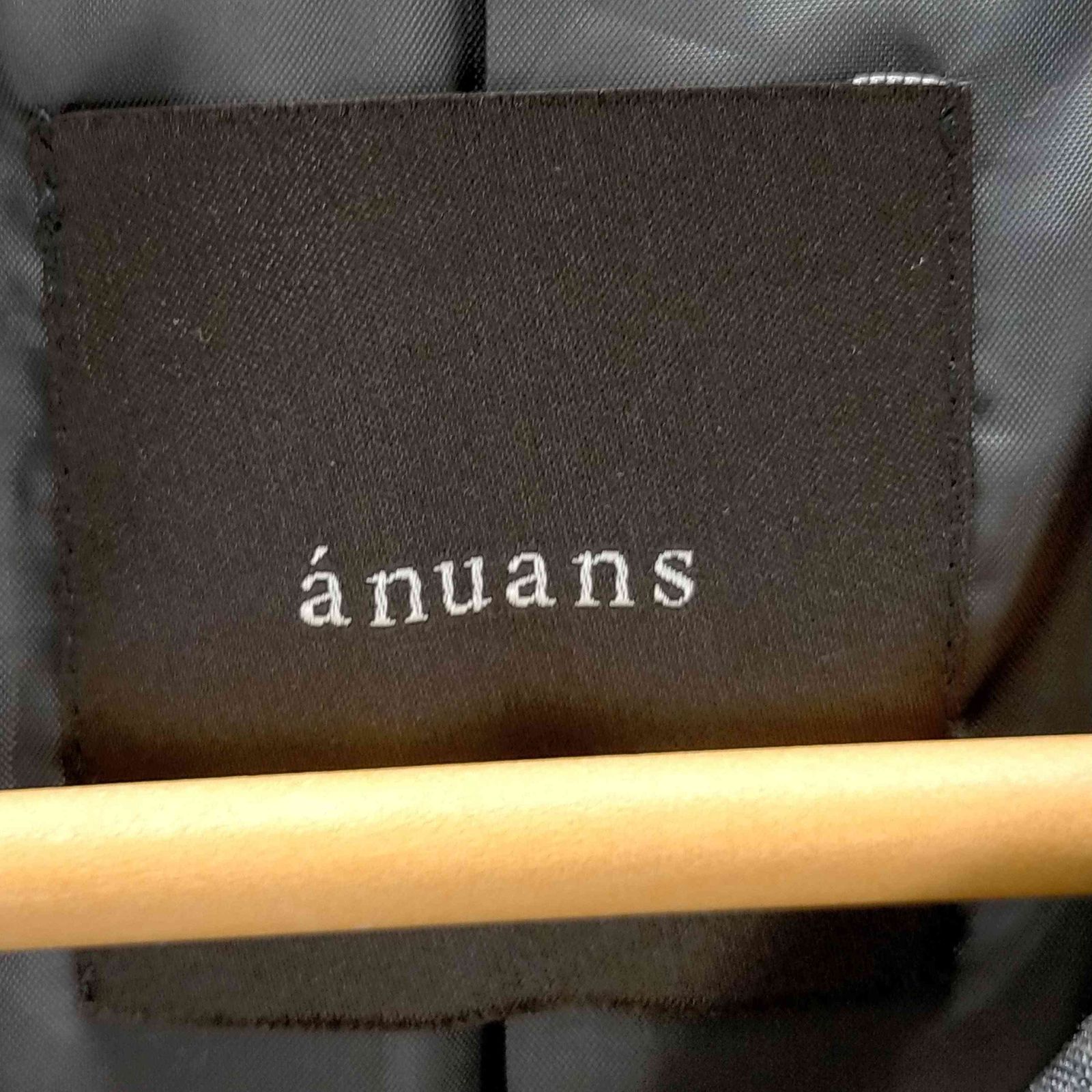 アニュアンス anuans ウールブレンドフレアトレンチコート レディース