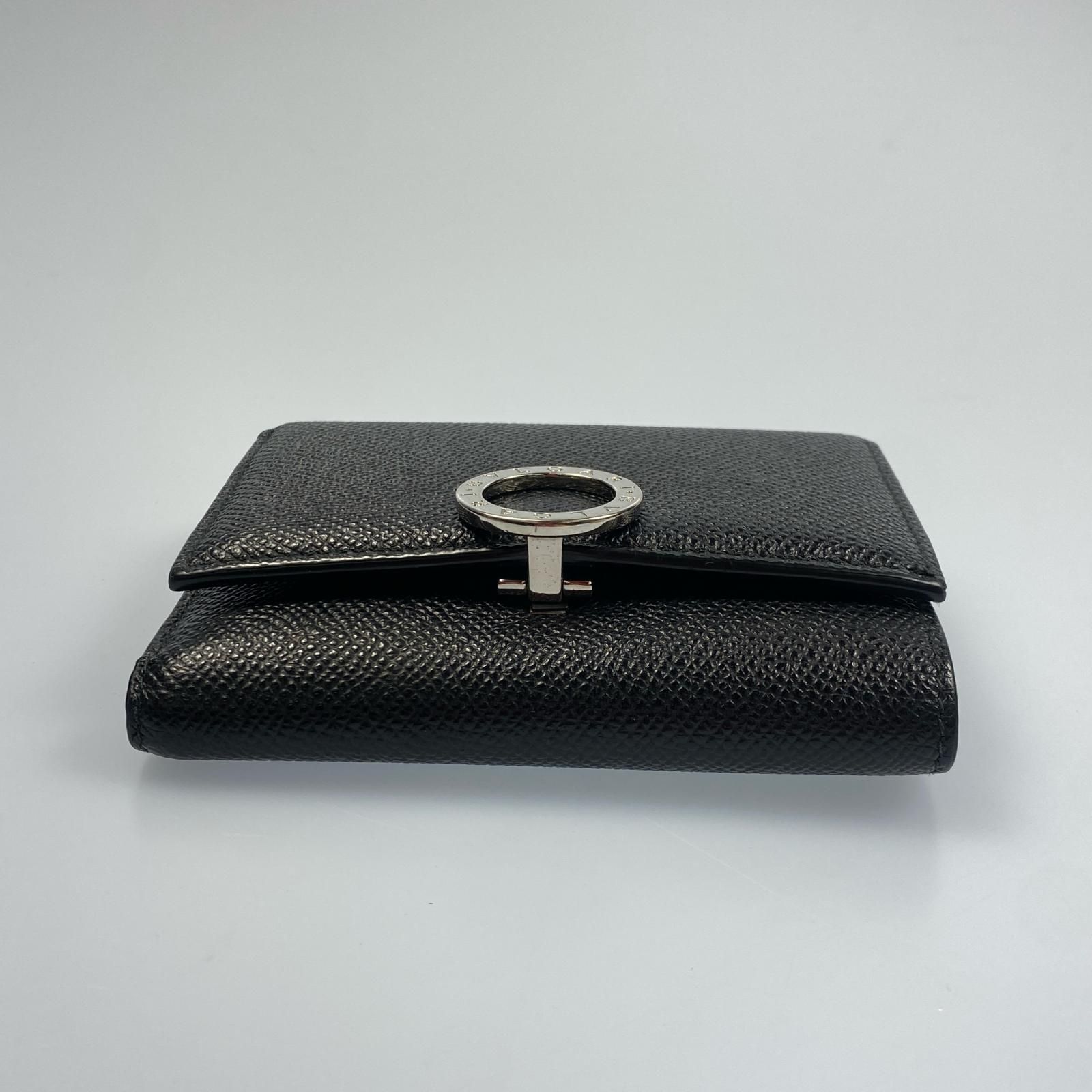 姫路東店】 中古 BVLGARI | ブルガリ 三つ折り財布 ロゴクリップ  