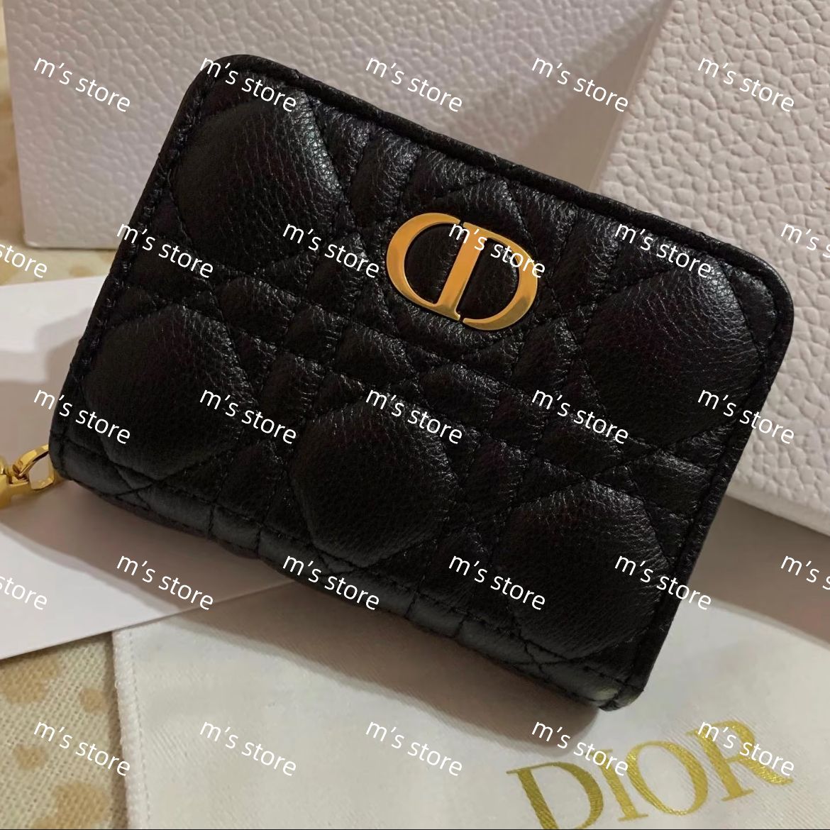 新品 Christian Dior ディオール Dior Caro Scarlet ウォレット