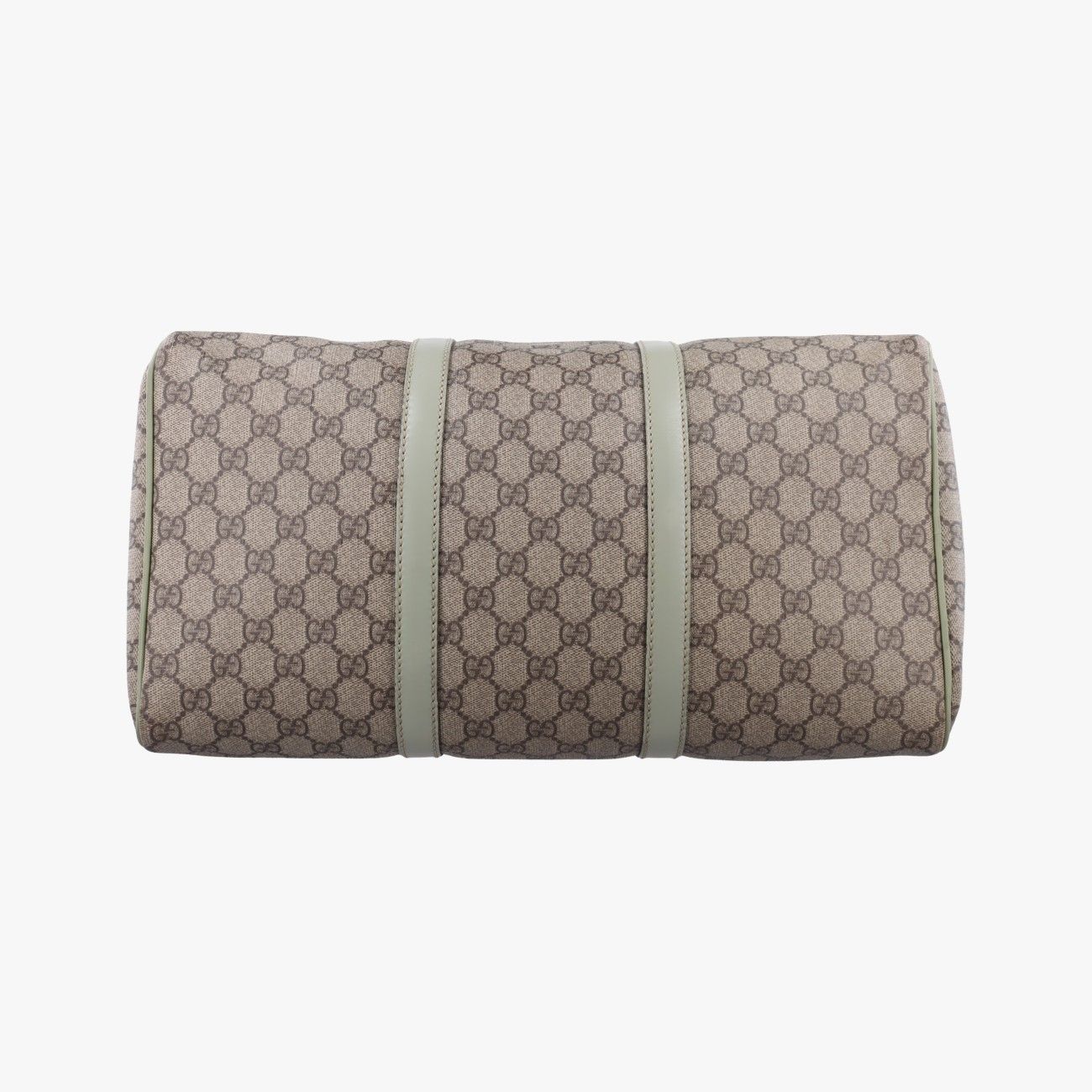 グッチ GGキャンバス 長財布 チャーム付き PVC レザー ベージュ系