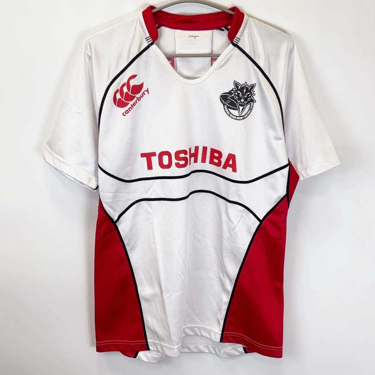 支給品非売品 カンタベリー 東芝ブレイブルーパス東京プラクティスプルオーバー3L 支給品非売品 カンタベリー 東芝ブレイブルーパス東京