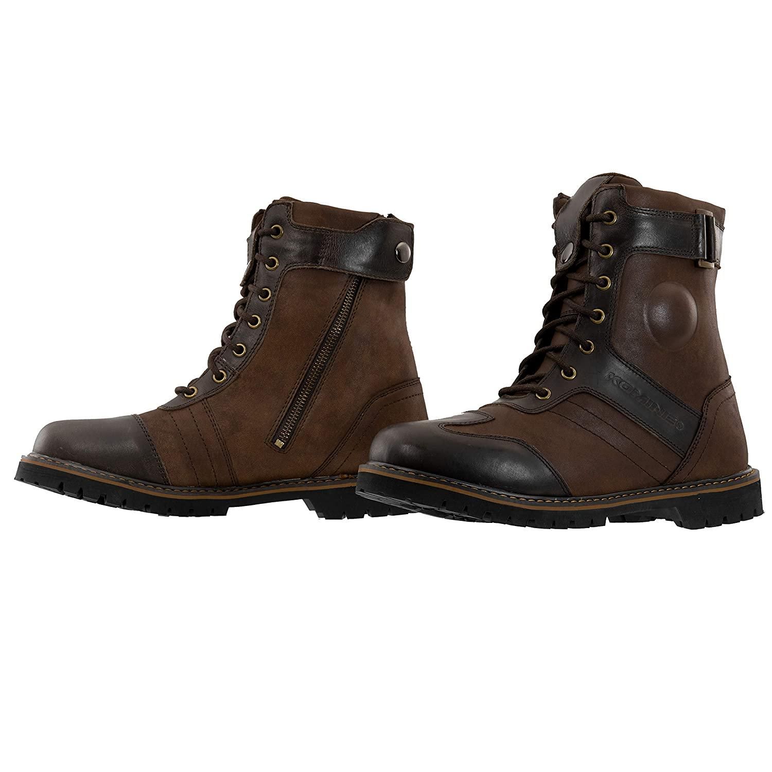 5営業日で発送 コミネ Komine SB-90 Vintage Riding Boots 品番 05-090 Brown サイズ 28.5