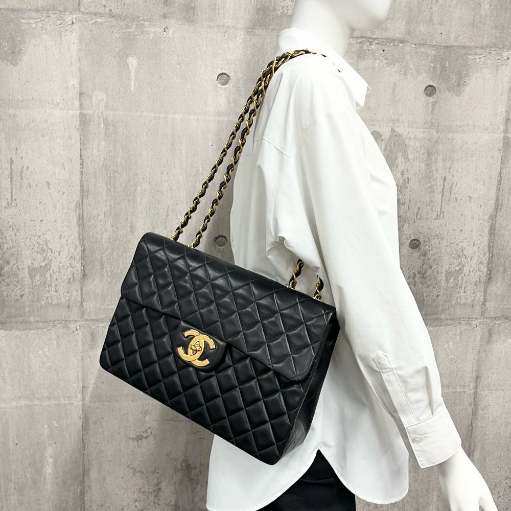 CHANEL シャネル ショルダーバッグ デカマトラッセ34 ココマーク ココ