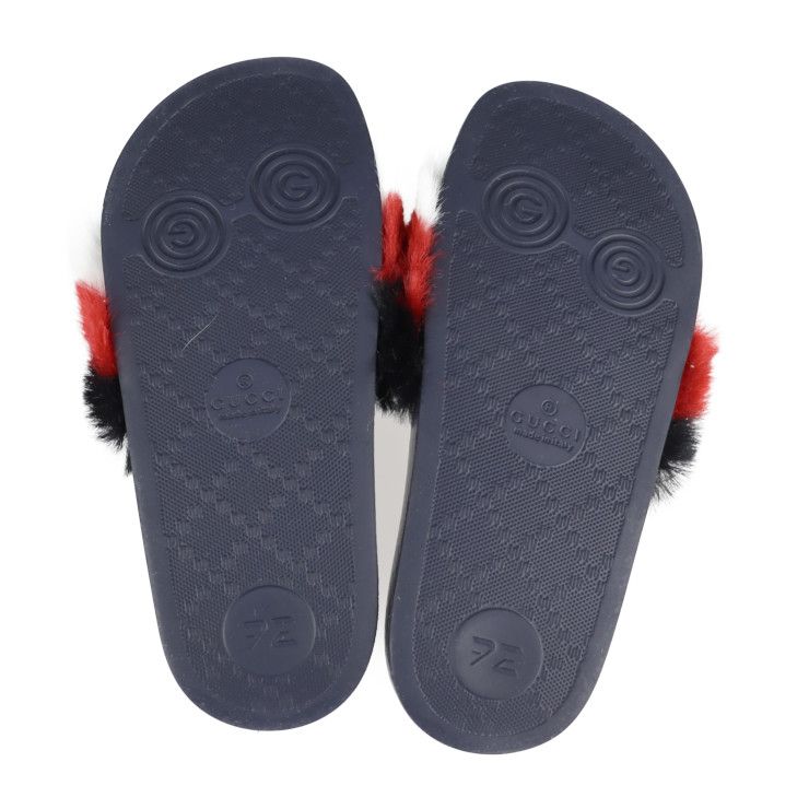 フェイクファー トリコロール