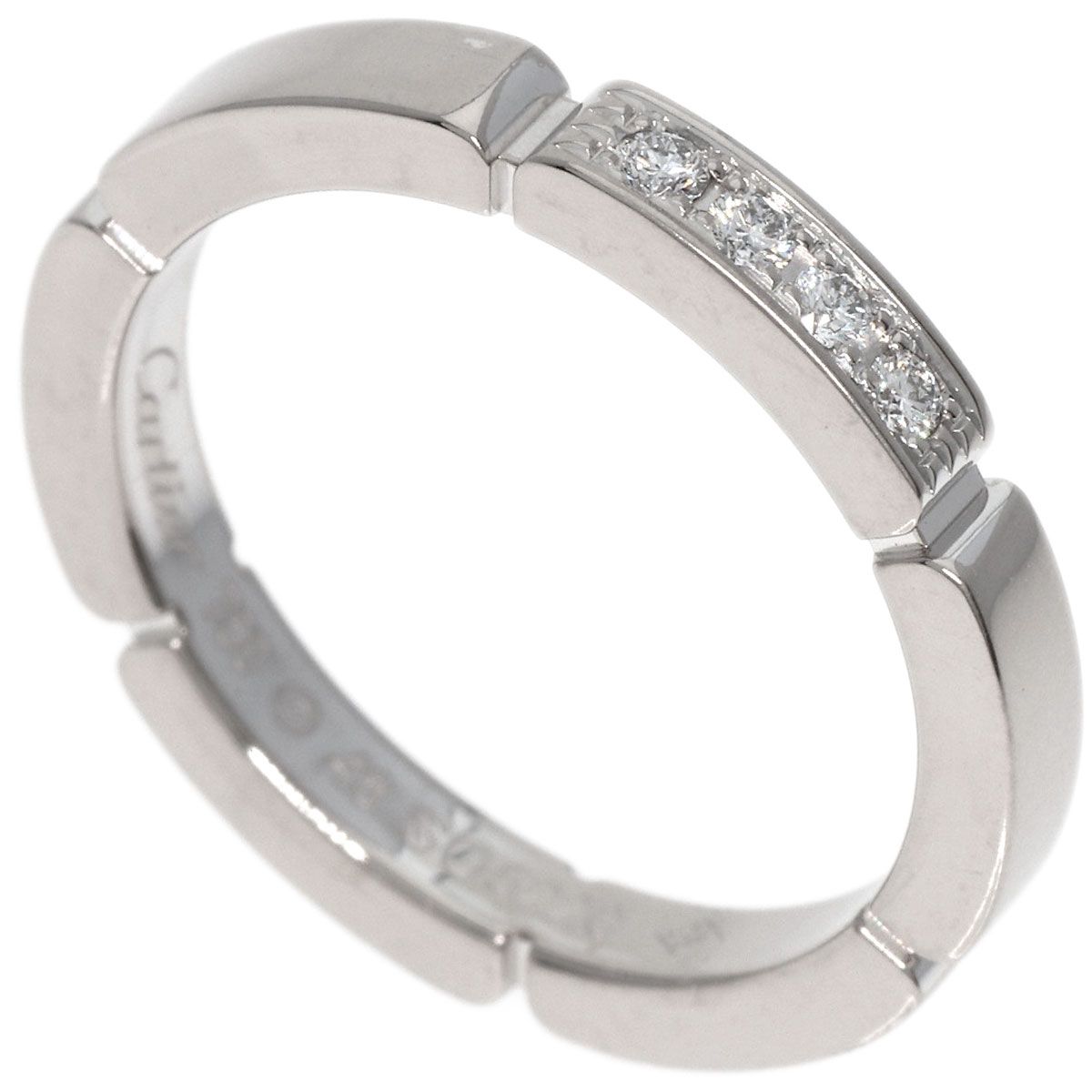 バナナ　Cartier マイヨンパンテール リング WG 48号 マイヨン パンテール リング