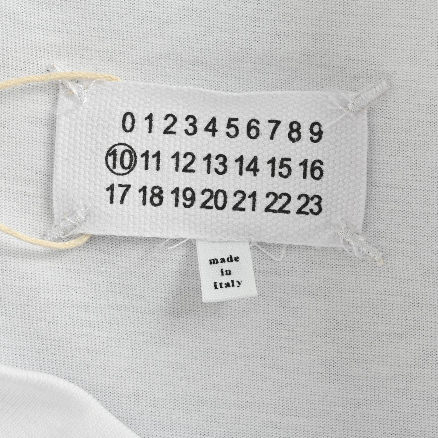 【Maison Margiela】25SSネーム タグ Tシャツ 今日特価】Maison Margiela 25ss インクジェットプリント T