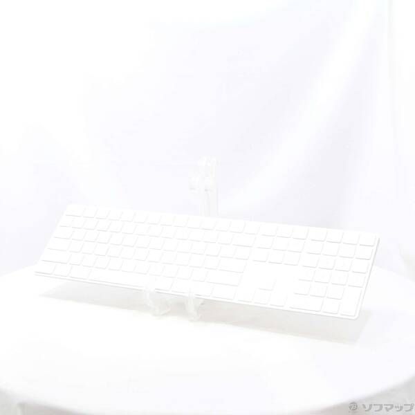 PC周辺機器 〔品〕 Magic Keyboard テンキー付き MQ052LL／A US【258】
