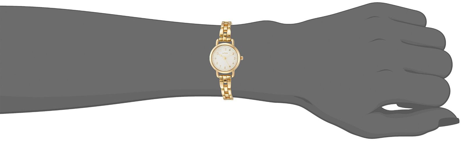 メタルバンド 花柄 ニッケルフリー フィーネ ST 241 p-2 アナログ レディース 腕時計 ゴールド フィールドワーク