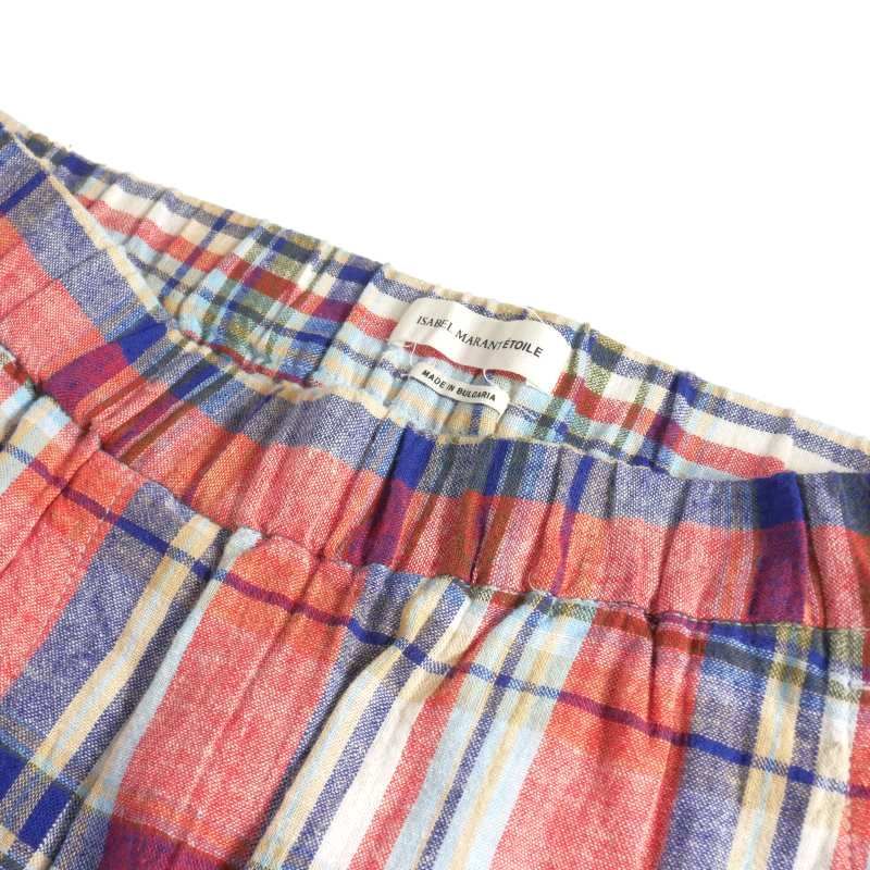 イザベルマラン ISABEL MARANT ETOILE リネン イージーチェック