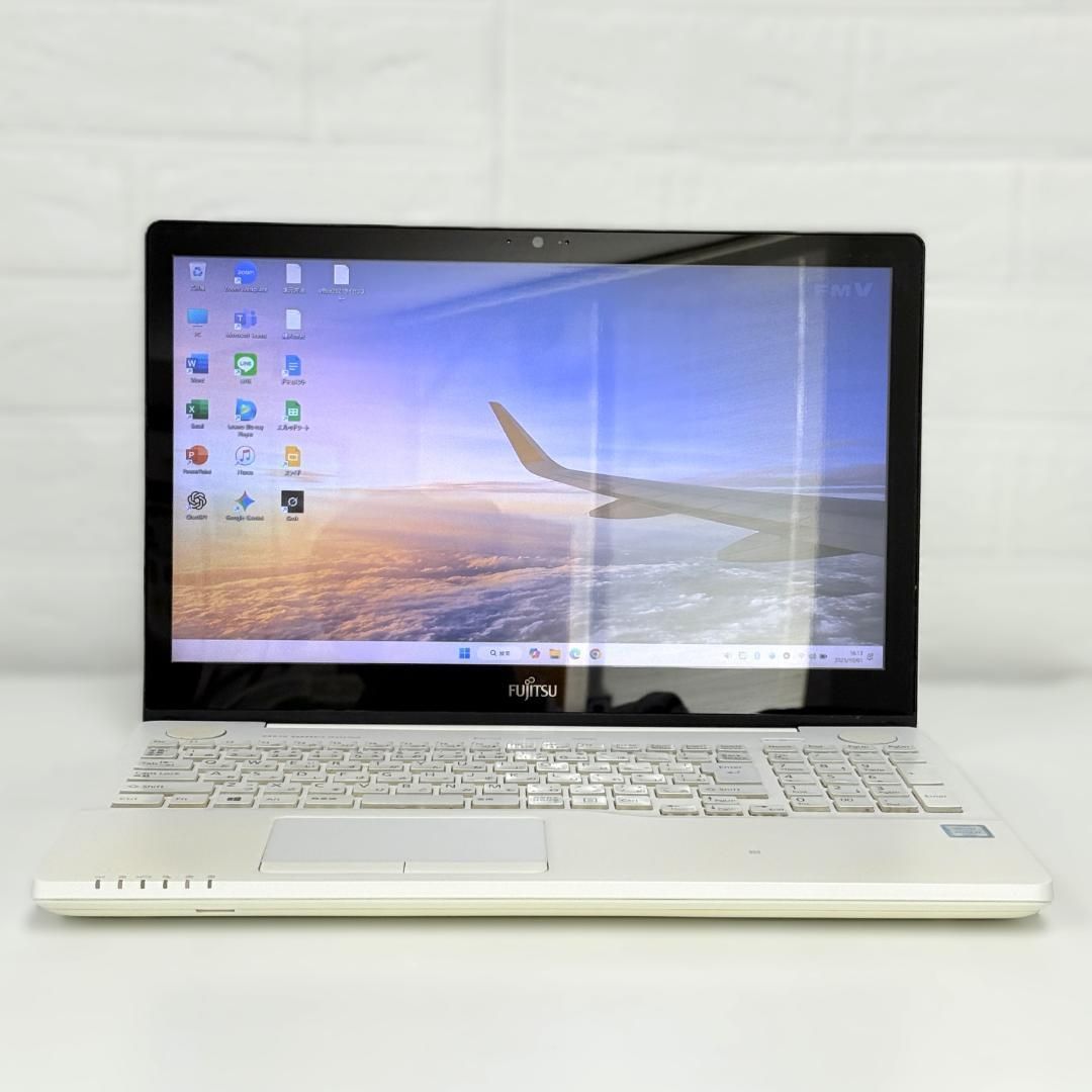 整備済み品】富士通/corei7/office/ノートパソコン/Windows11/SSD