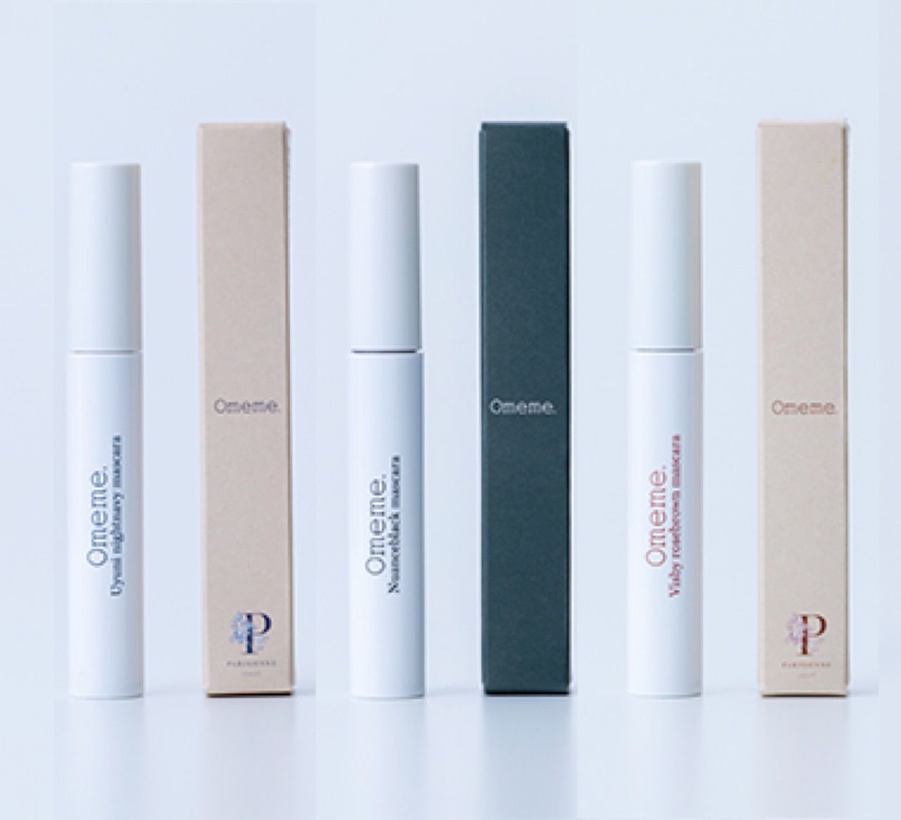 新品•未開封【Omeme オメメ】mascara マスカラ ネイビー 4本セット Omeme. オメメ マスカラ ネイビー/ローズブラウン/ブラック 7.5