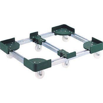 【数量限定】伸縮式コンテナ台車6輪型500×700 (TRUSCO) FCD6-5070 トラスコ