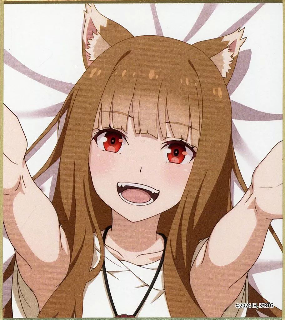 中古】紙製品 ホロA ミニ色紙 「DMMスクラッチ! TVアニメ 狼と香辛料