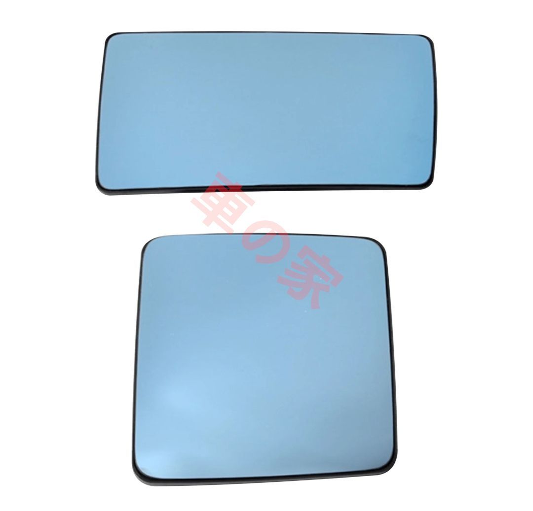 メルセデスベンツ W124 S124 W201 190 左ハンドル用 ドアミラーレンズ 左右セット ヒーター内蔵 ブルーレンズ 保護ガラス 手すりミラー FFCRYSTALESIA_COM