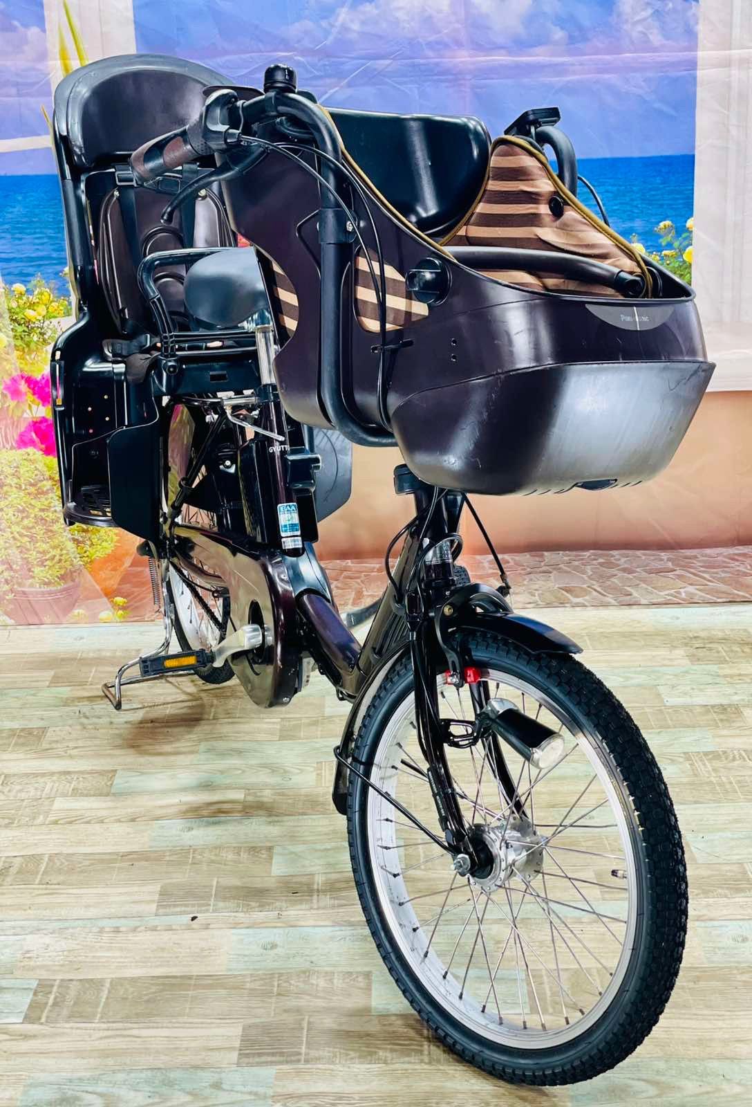 Y2507超特価！ギュット⭐️12AHパナソニック子供乗せ電動アシスト