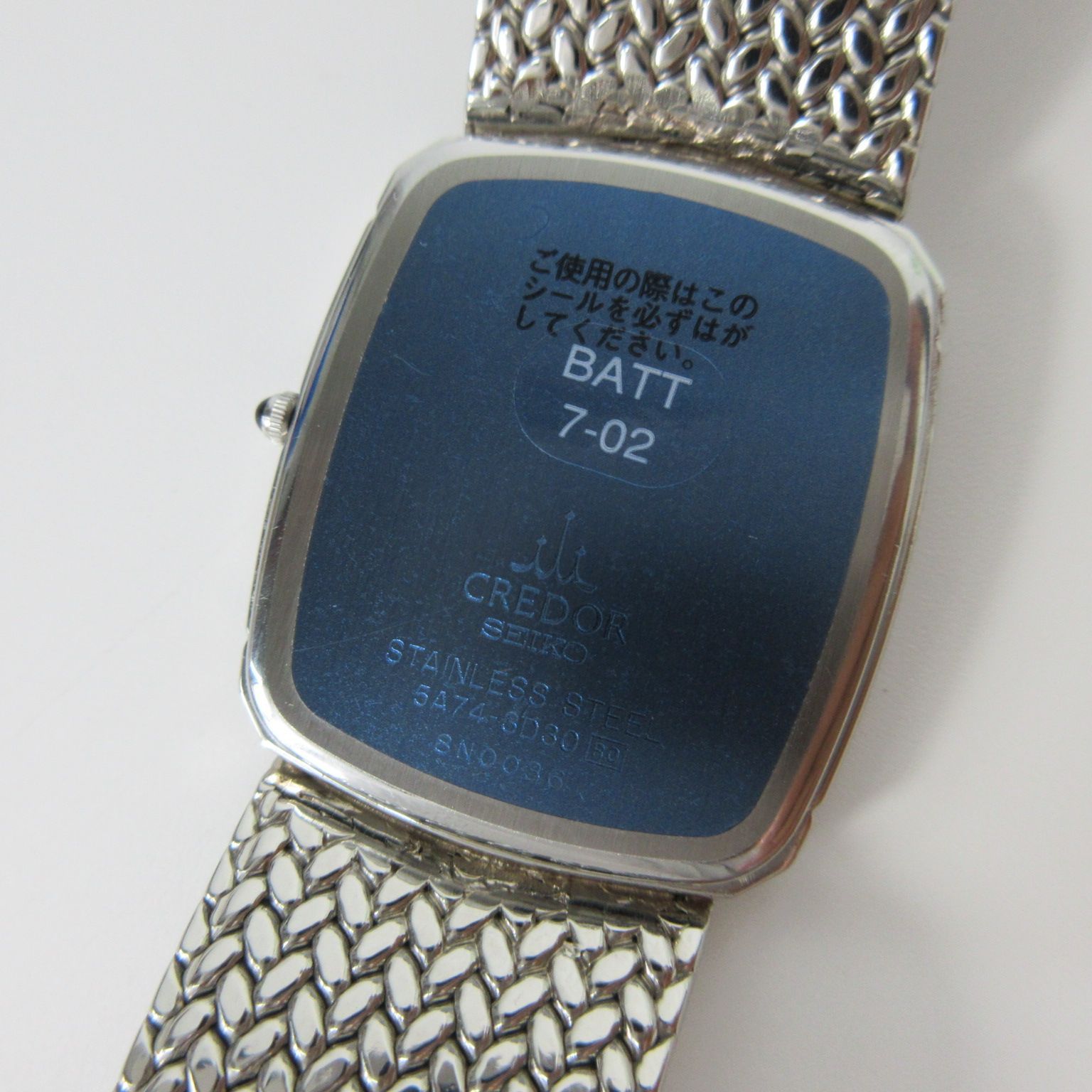 SEIKO CREDOR/ｾｲｺｰ ｸﾚﾄﾞｰﾙ/5A74-3D30/稼働品/ﾒﾝｽﾞ/ｼﾙﾊﾞｰ - メルカリ