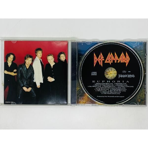 CD DEF LEPPARD EUPHORIA / デフ・レパード ユーフォリア