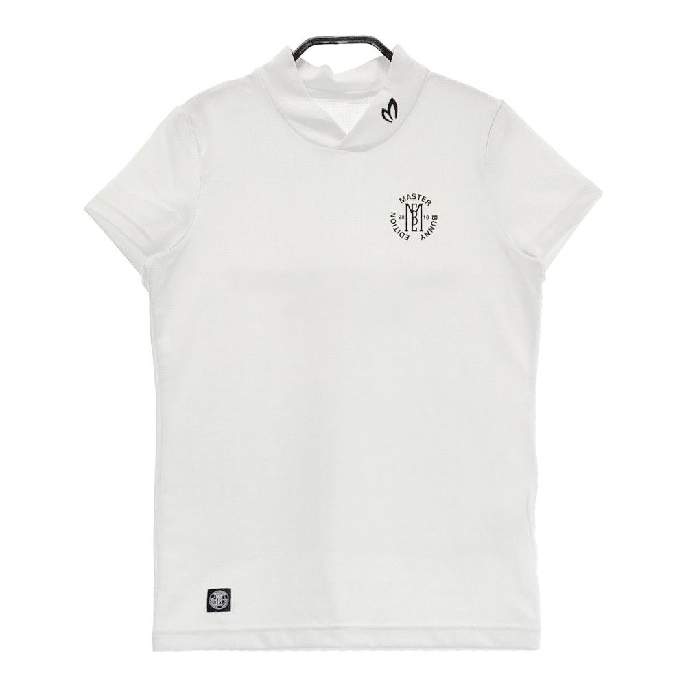サイズ：0 MASTER BUNNY EDITION マスターバニーエディション 2023年モデル 襟付き 半袖Tシャツ  ホワイト系 [240101298314] ゴルフウェア レディース ストスト MASTER BUNNY EDITION マスターバニーエディション 2023年モデル